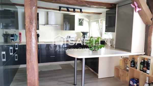 Maison alsacienne 4 ch, garage et terrasse sans vis-à-vis