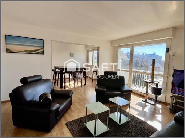 Coup de cœur – Bel appartement 3 chambres - balcon - garage