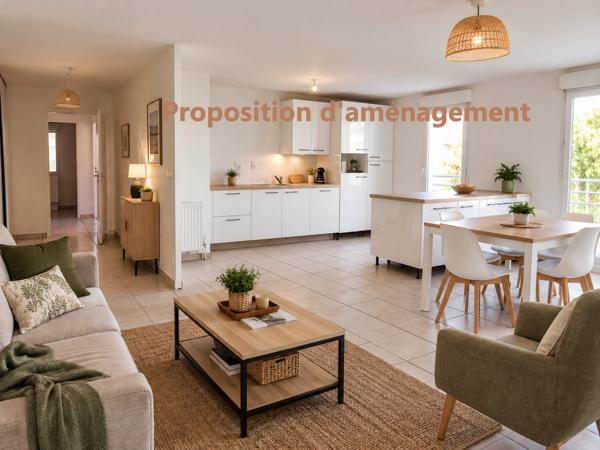 Appartement 3 pièce(s) 2 chambre(s) 67.44 m²