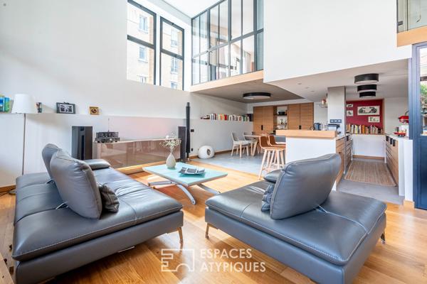 Loft en duplex avec terrasse