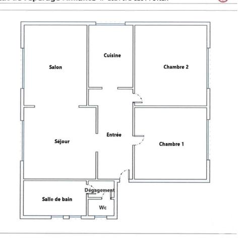 Appartement F4 à vendre  4 pièces - 97,81 m2 ST AVOLD - 57