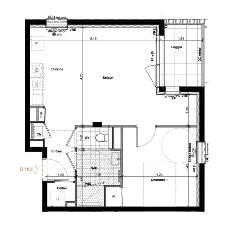 Quiberon (56170) QUIBERON - MAISON 3 CHAMBRES - JARDIN