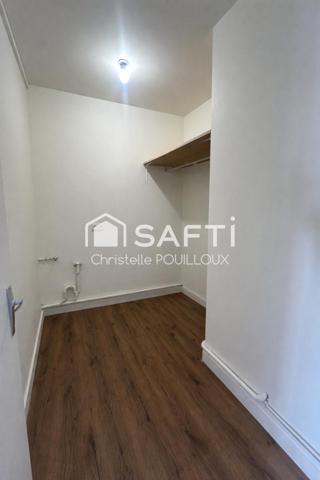 Appartement rénové, 2 chambres, balcon, garage + parking