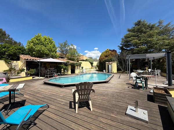 A VENDRE SAINT MAXIMIN LA SAINTE BAUME MAISON TYPE 4  DE 120 M2 SUR 2000M² DE TERRAIN PISCINE GARAGE