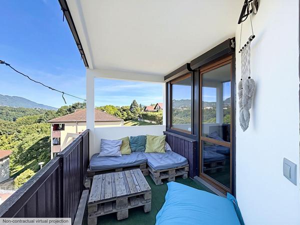 Appartement 3 pièces meublé de 70 m² avec loggia à Aix-les-Bains
