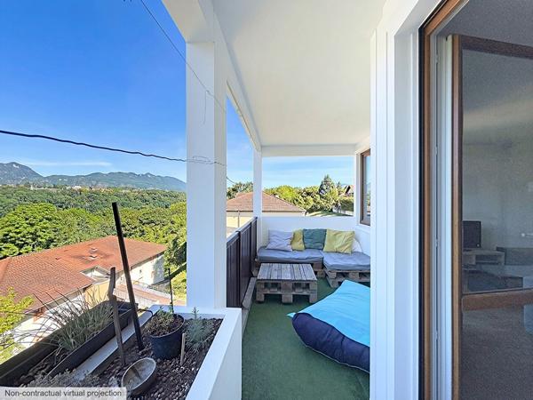 Appartement 3 pièces meublé de 70 m² avec loggia à Aix-les-Bains