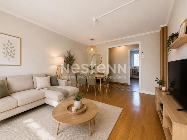 Appartement 4 pièces 3 chambres avec balcon et cave - Secteur MONTFERRAT