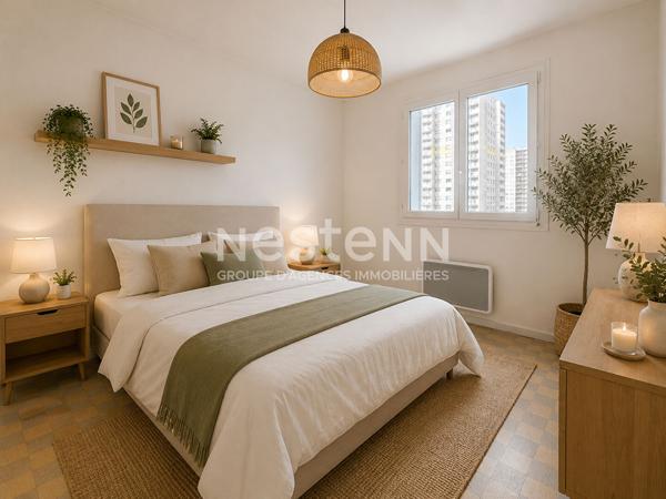 Appartement 4 pièces 3 chambres avec balcon et cave - Secteur MONTFERRAT
