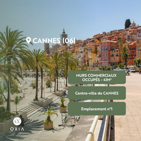CANNES CENTRE MURS COMMERCIAUX OCCUPÉS EMPLACEMENT N°1 BIS - CANNES