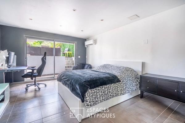 Maison d’architecte avec jardin et piscine