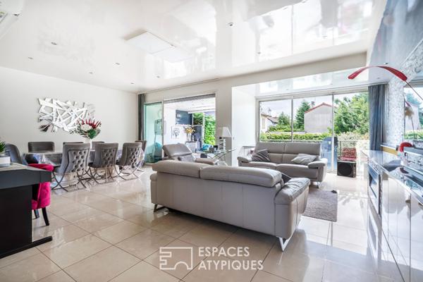 Maison d’architecte avec jardin et piscine