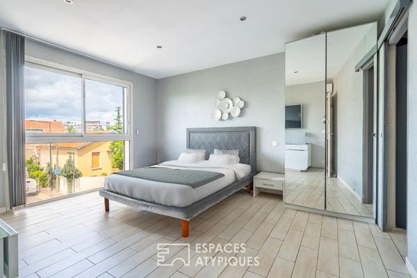 Maison d’architecte avec jardin et piscine