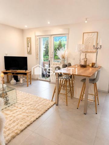 Coup de cœur à Oyonnax – T2 rénové avec balcon, dressing, cave et grenier