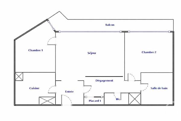 Appartement F3 à vendre  3 pièces - 65 m2 NEUILLY SUR SEINE - 92