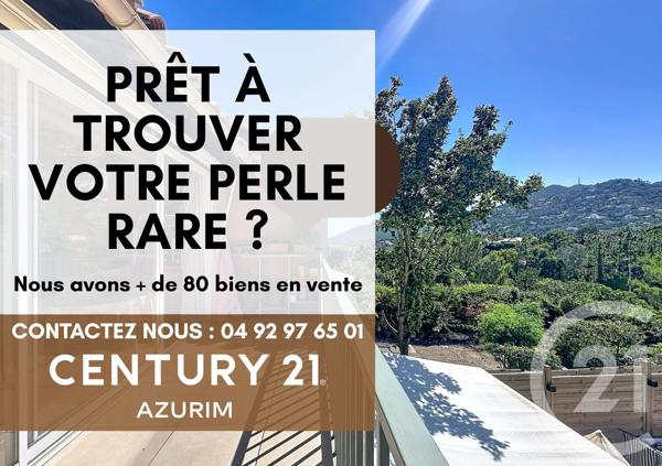 Appartement F2 à vendre  2 pièces - 45,89 m 2   THEOULE SUR MER  - 06