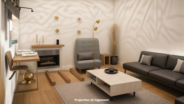 Puisserguier (34620) Puisserguier , très belle affaire pour investisseurs, 2 appartements existants, possibilité de créer un 3è log