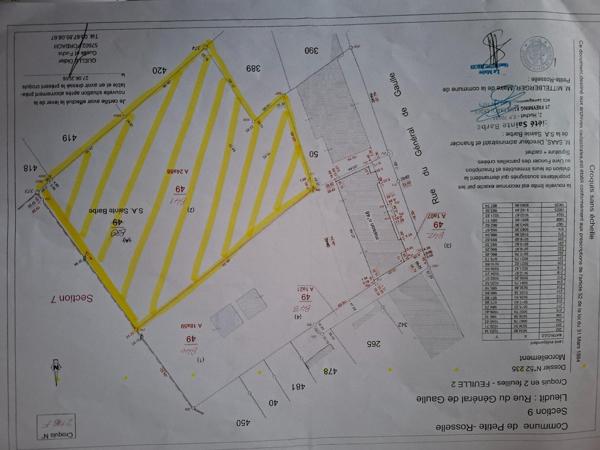 Terrain de loisir 2400m²