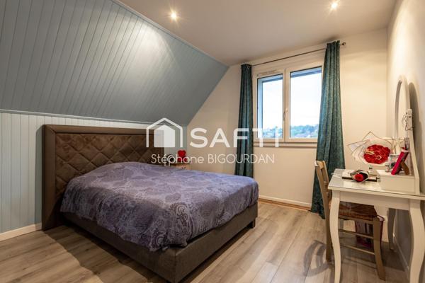 Maison Miserey, 162m², 4ch + 1, rénovée BBC, piscine