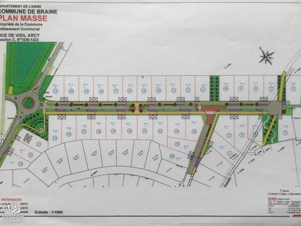 LOTISSEMENT ROUTE DE VIEIL ARCY COMPOSÉ DE 36 TERRAINS VIABILISÉS