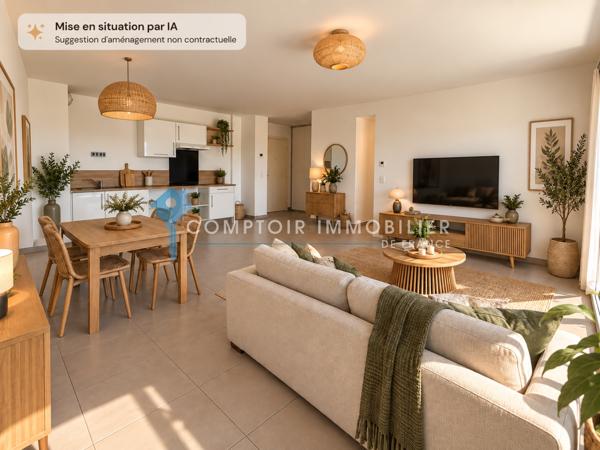 Appartement 3 pièce(s) 2 chambre(s) 62.75 m²