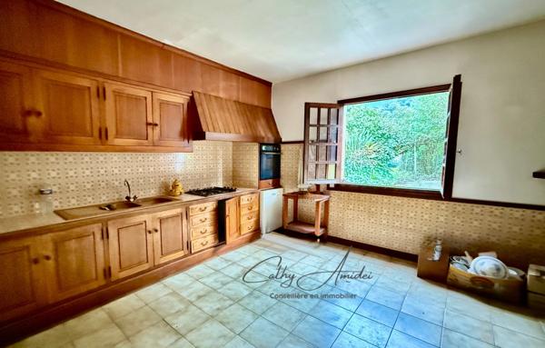 SAGONE (Corse) : Propriete à vendre, maison T4 + dépendance avec 2 appartements T1, sur terrain plat de 5000m2