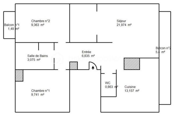 Appartement de 65,01 m²