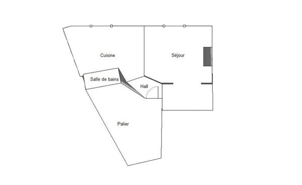 Appartement 1 pièce - 33 m² Exclusivité efficity