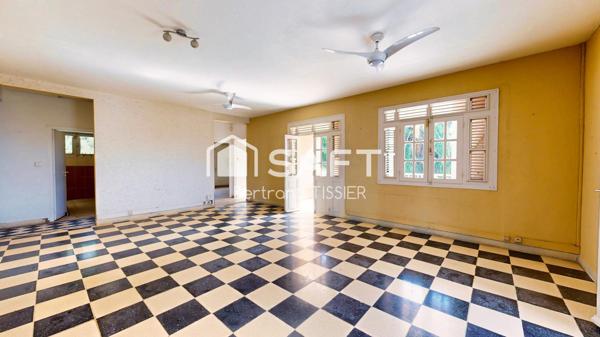 Grande maison familiale + locatif, piscine, carbet