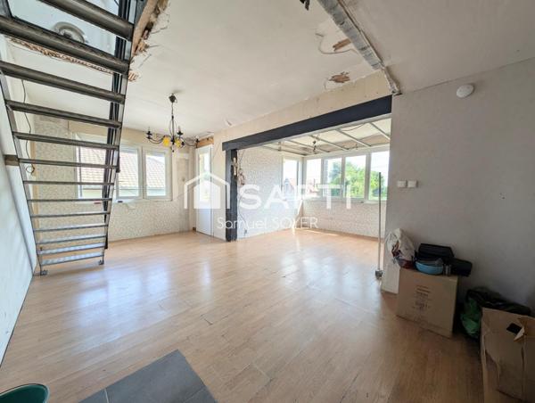 MAISON INDIVIDUELLE SUR SOUS-SOL/GARAGE ET JARDIN