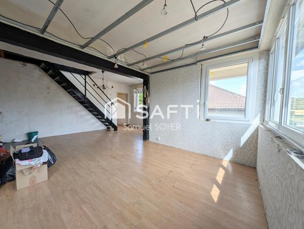 MAISON INDIVIDUELLE SUR SOUS-SOL/GARAGE ET JARDIN