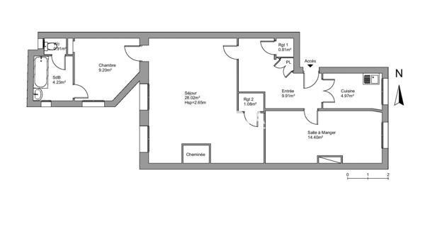 Location Appartement 3 pièces 73.53 m² - Nancy 54000