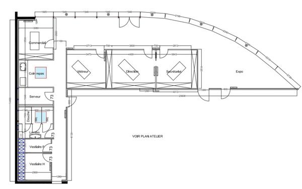 Local artisanal / industriel / commercial / bureaux et showroom à vendre GUINGAMP (22)