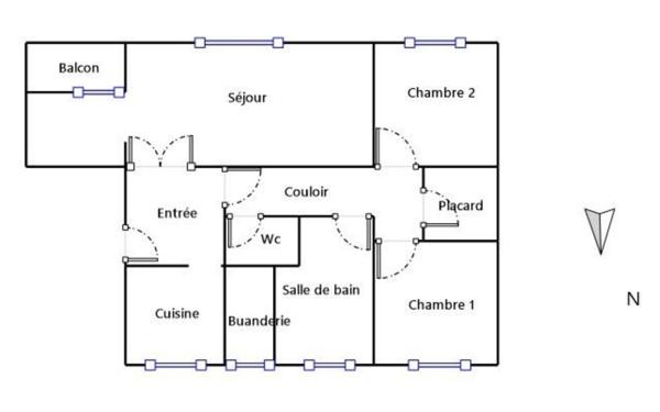 Appartement à vendre    3 pièces • 75 m2 Vauvert
