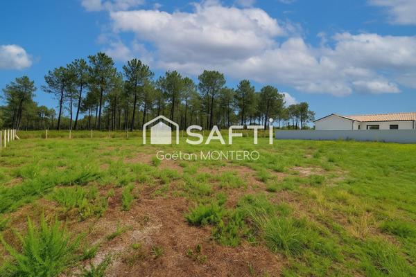 A vendre à Parentis en Born terrain viabilisé à bâtir