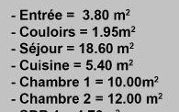 Appartement à vendre    3 pièces • 56,45 m2 La Ferté-Alais