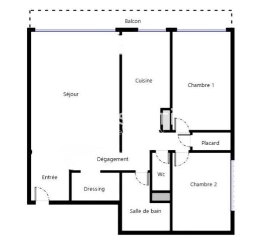 T3 avec cave et parking, proche écoles et métro L14