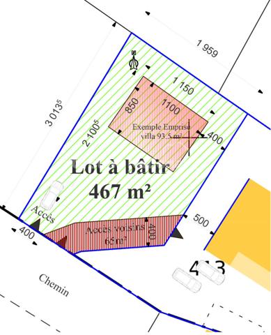 Le Thoronet (83340) Terrain constructible de 532m²