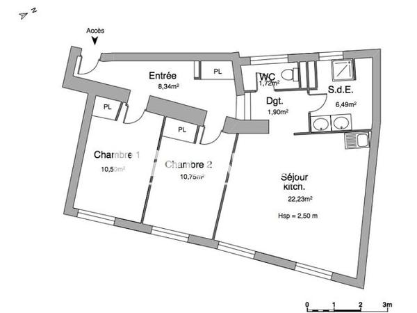 Location Appartement 3 pièces 61.9 m² - BATIMENT A Avignon 84000