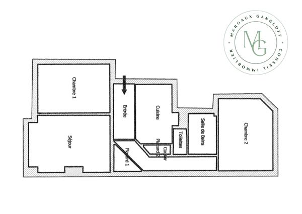 Appartement 3 pièces - 65 m² Exclusivité efficity