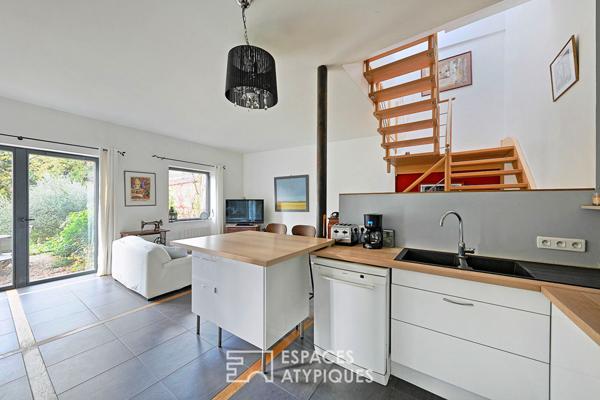 Longère de caractère rénovée avec jardin