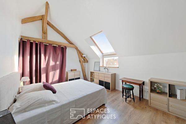 Longère de caractère rénovée avec jardin