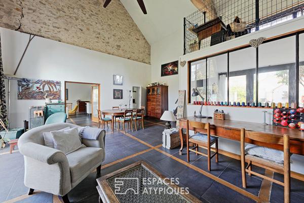 Longère de caractère rénovée avec jardin