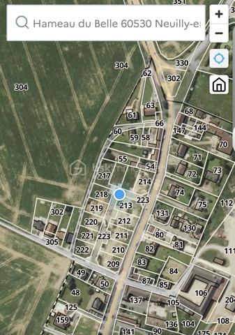 Un terrain viabilisé de 549M2 sur la commune de Neuilly-en-Thelle. Dans un lotissement dénommé La Ferme de Marcel.