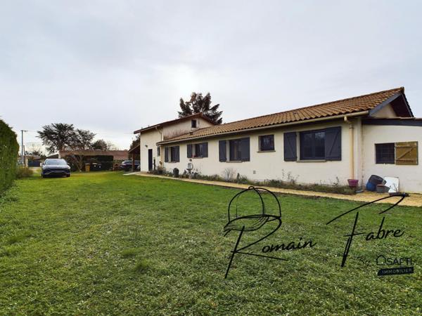 Maison de plain-pied avec 5 chambres sur belle parcelle de terrain un calme