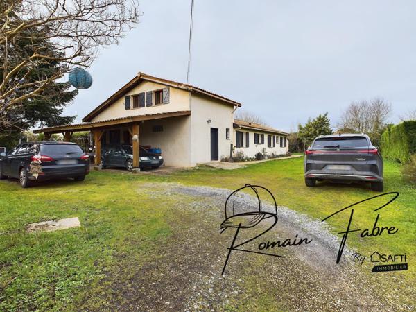 Maison de plain-pied avec 5 chambres sur belle parcelle de terrain un calme