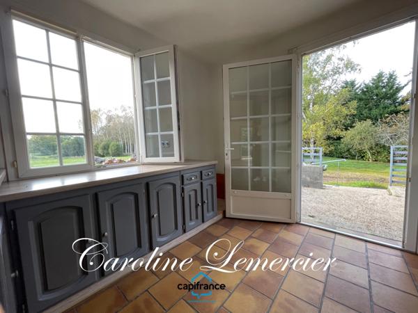 Maison à vendre 5 pièces proche de CONNERRE (72)La Chapelle saint remy, Maison sur sous-sol total 90 m² habitables avec un très beau terrain de 2500 m² paysagé