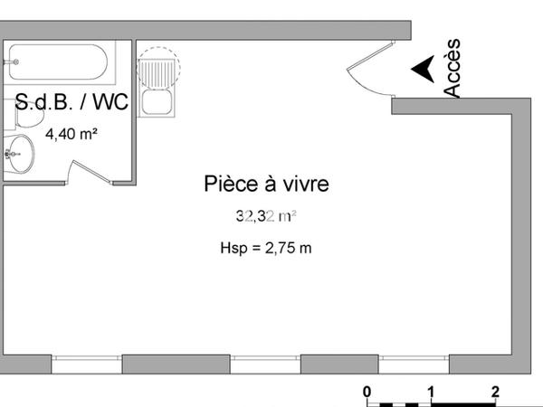 Location Appartement 2 pièces 36.72 m² - 11 RUE DES FILOIRS Chateau Thierry 02400