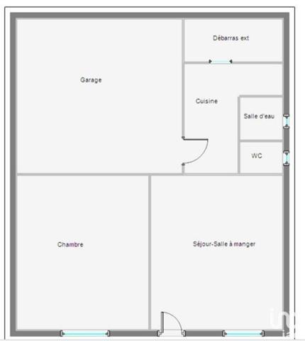 Maison 2 pièces de 50 m² à Herbignac (44410)