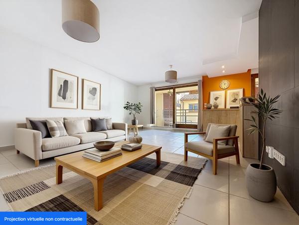 VALENCE- Duplex 106 m² - 4 chambres 2 terrasses 1 jardin 1 garage double.