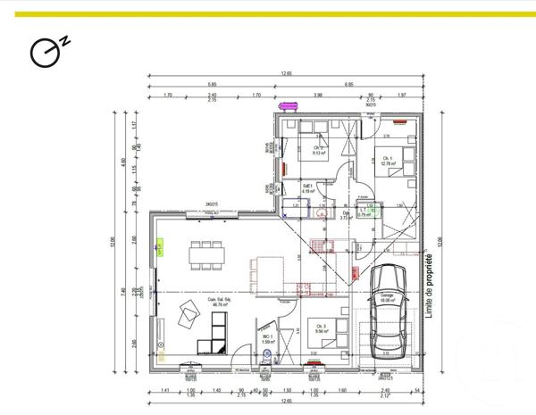 Maison à vendre  4 pièces - 88,52 m2 MACHECOUL ST MEME - 44